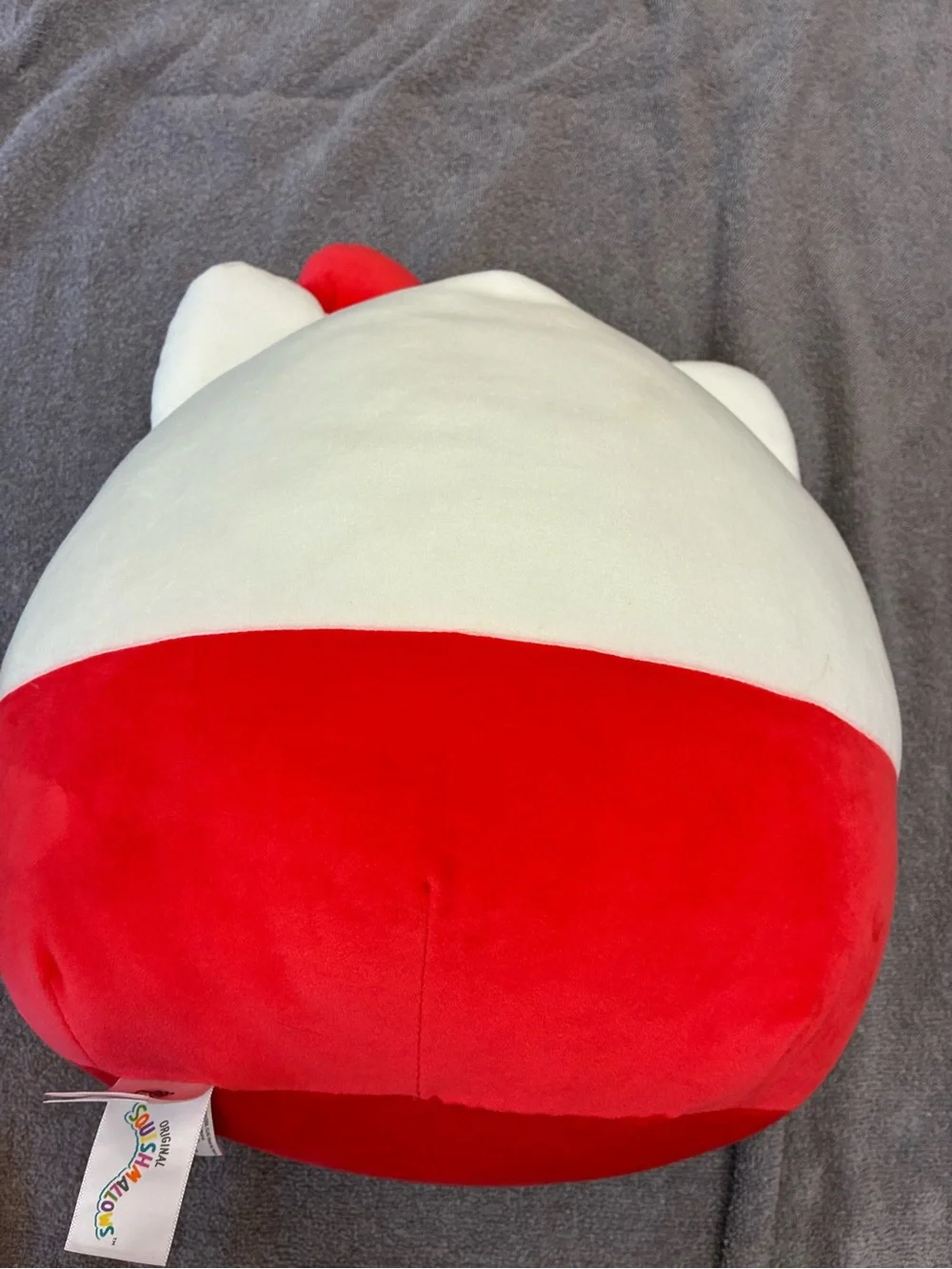 Sanrio Hello Kitty Plush Pillow in White and Red with Pink Accent